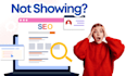 fix website not ranking appearing showing in google search and do proper SEO