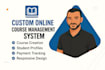 build a course and student management system