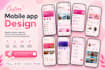 do mobile app design, figma ui design, ux design, prototyping