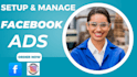 setup and manage facebook ads campaign, instagram ads, fb ads, meta ads