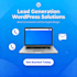 build a custom wordpress landing page for lead generation