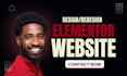 design, redesign copy clone, or revamp wordpress website elementor pro website
