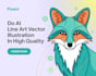do ai line art vector illustration in high quality