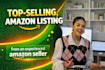 write amazon product listing description and SEO amazon listing optimization