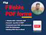 do editable, non clickable, protective, and increase the resolution of PDF