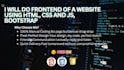 do frontend of a website using HTML5, css3, js and wordpress