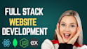 do full stack website development as full stack developer, mern stack developer