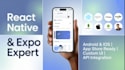 build android and ios mobile apps using react native and expo