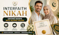 perform your online nikah, interfaith marriage ceremony with islamic certificate
