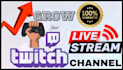 organic superfast twitch channel promotion to get real active followers, views