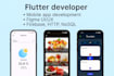 develop a custom flutter mobile app for ios and android
