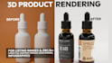 create realistic 3d models, product mockups, and professional 3d designs