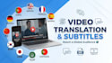 translate and subtitle your videos