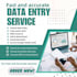 do accurate data entry, word to pdf, picture to excel and web research