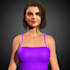 accurate 3d game character, ue5 control rig, unity texture, glb model animation