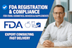 handle fda registration, compliance, and consulting for your product
