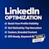 write an optimized linkedin profile