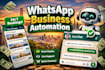 be your whatsapp customer support agent and handle client messages