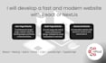 develop a fast and modern website with react or nextjs