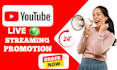 do cruixie youtube live stream promotion to boost live viewers