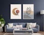 design printable abstract minimal boho wall art or poster for etsy shop or home