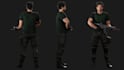 make low, high poly 3d game characters textured rig animation in unreal engine