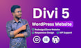 design premium divi 5 theme wordpress website with SEO optimization