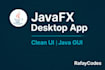 create java gui applications using javafx and database