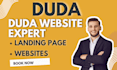 duda website, duda landing page, duda redesign, with duda website builder