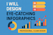 design modern and clean infographics