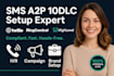 setup 10dlc a2p SMS compliance for twilio, ghl, tcr, ringcentral, IVR