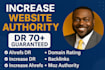 increase ahrefs domain rating dr authority upto 85 domain rating, ahrefs dr url