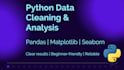 clean and analyze your data using python and pandas
