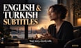 create english or turkish subtitles and srt captions