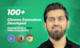 develop custom chrome extensions, ai agents,  software development