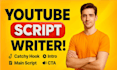 do script writing for videos script writer youtube channel