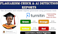 provide premium plagiarism and ai detection report for students