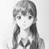 recreate anime character in digital an graphite