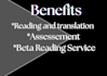 a service of beta reading
