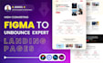 design a high converting landing page in figma or wordpress