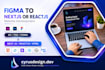 convert figma to react or next js web application with clean code