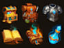 design unique 2d game icons, props, and UI elements for your game