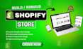 design professional shopify ecommerce website or build shopify online store