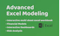 develop advanced excel models and interactive dashboards