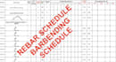 do rebar schedule bar bending schedules