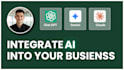 integrate ai into your existing website , saas website, app
