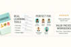 create engaging workbook, worksheet content for your courses