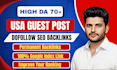 publish USA guest post with high quality dofollow backlinks