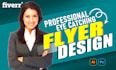 professional and eye catching flyer