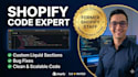 create custom liquid sections or fix shopify code bugs